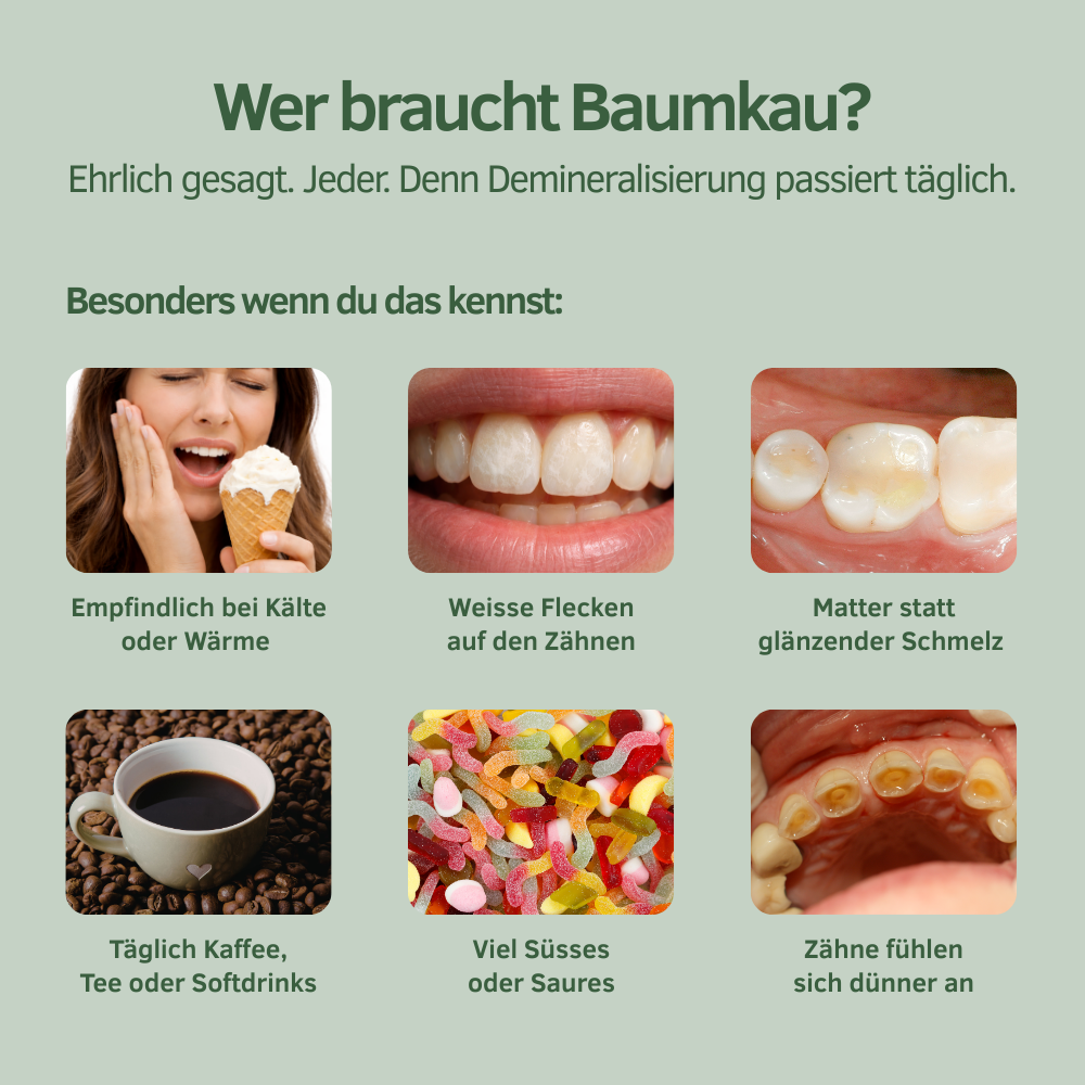 Baumkau™ - Remineralisierender Kaugummi